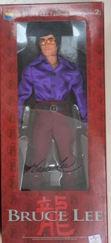 Medicom Toy 1/6 12" RAH Real Action Heroes Bruce Lee Series 2 Mode 9 Purple Shirt ver Figure