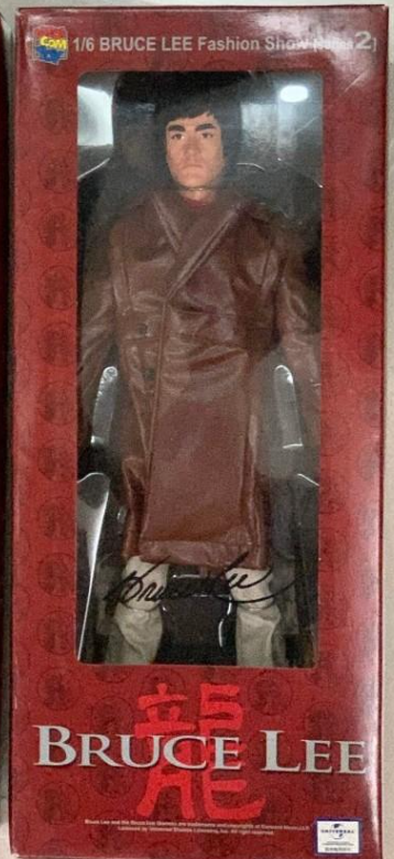 Medicom Toy 1/6 12" RAH Real Action Heroes Bruce Lee Series 2 Mode 7 Brown Leather Coat ver Figure