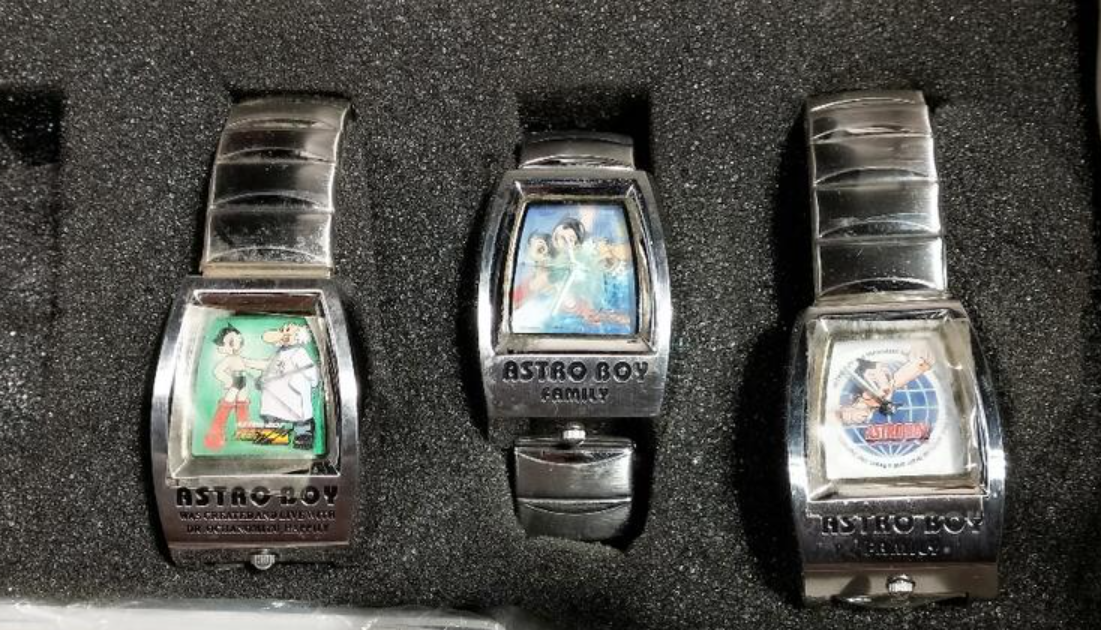 Tezuka Production Apr 7 2003 The Birth of Astro Boy 3 Wristwatch Watch Set