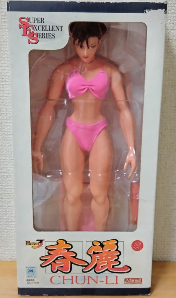 Marmit 1/6 12" Super Excellent Series Capcom Street Fighter Chun Li Doll Swimsuit Pink Bikini ver Action Figure