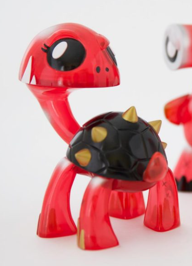 Wonderwall Joe Ledbetter Gamerita KFGU Kaiju For Grown Ups Clear Red ver 6" Vinyl Figure
