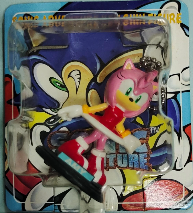 Sega 1998 Sonic Adventure The Hedgehog Amy Key Chain Strap Trading