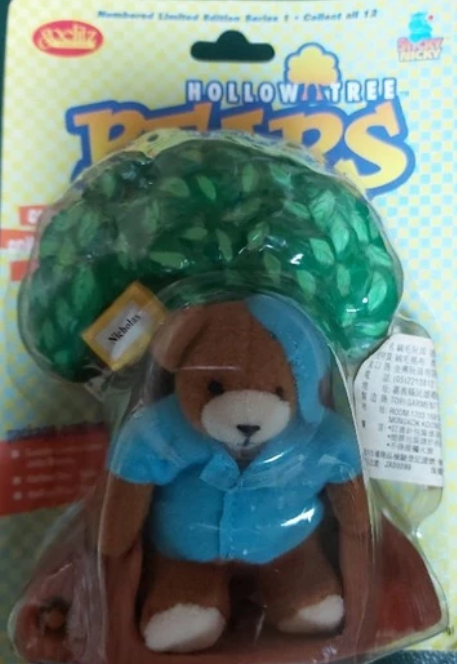 Geolitz 2001 Hollow Tree Bears Nicholas ver Plush Doll Figure