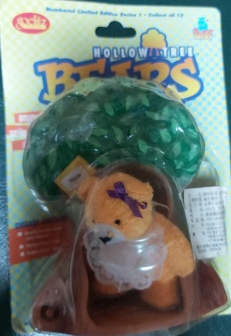 Geolitz 2001 Hollow Tree Bears Nicole ver Plush Doll Figure