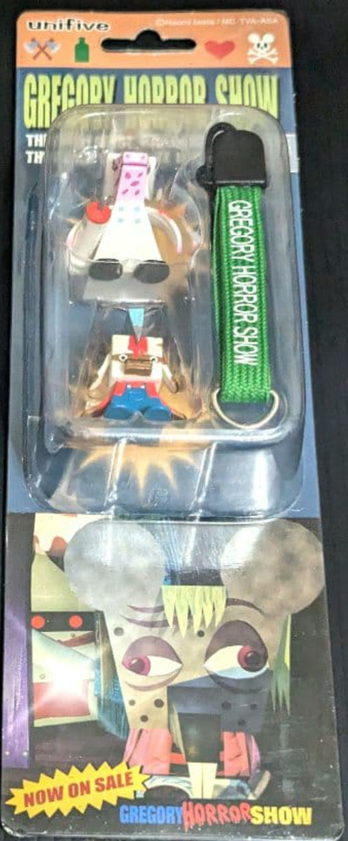 Unifive Gregory Horror Show Phone Strap Nurse Catherine & Mummy Boy Trading Figure