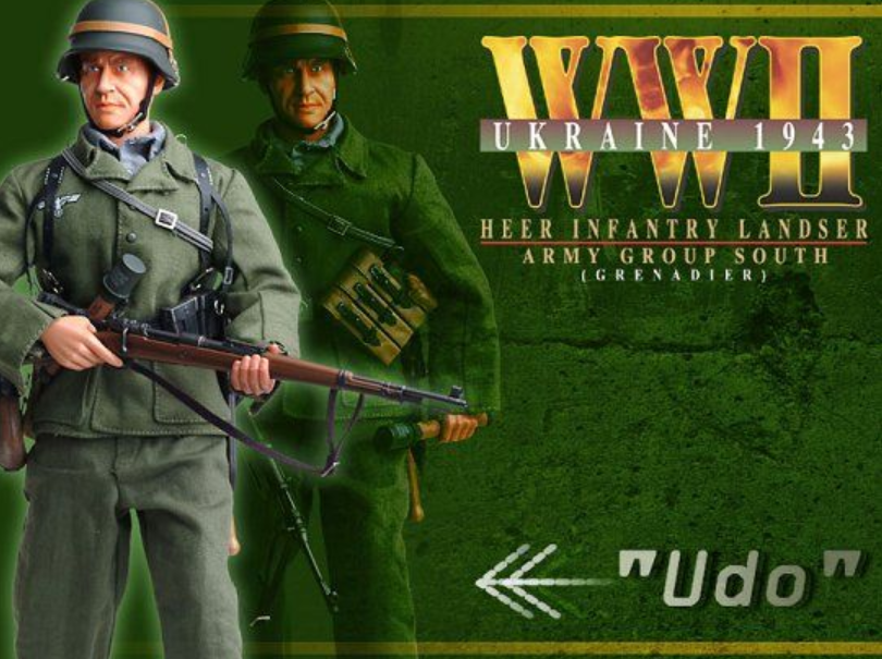 Dragon 1/6 12" 70153 WWII Ukraine 1943 Heer Infantry Landser Army Group South Grenaider Udo Action Figure