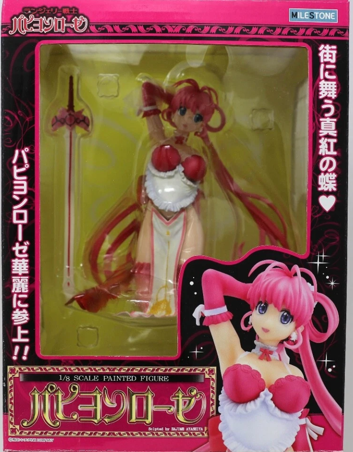 Milestone 1/8 Lingerie Fighter Papillon Rose Pvc Figure
