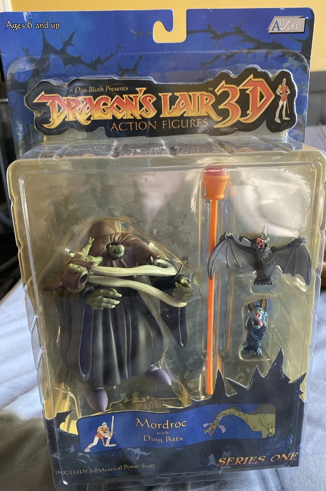 Digital Leisure Dragon's Lair 3D Series One Mordroc With Ding Bats Trading Figure