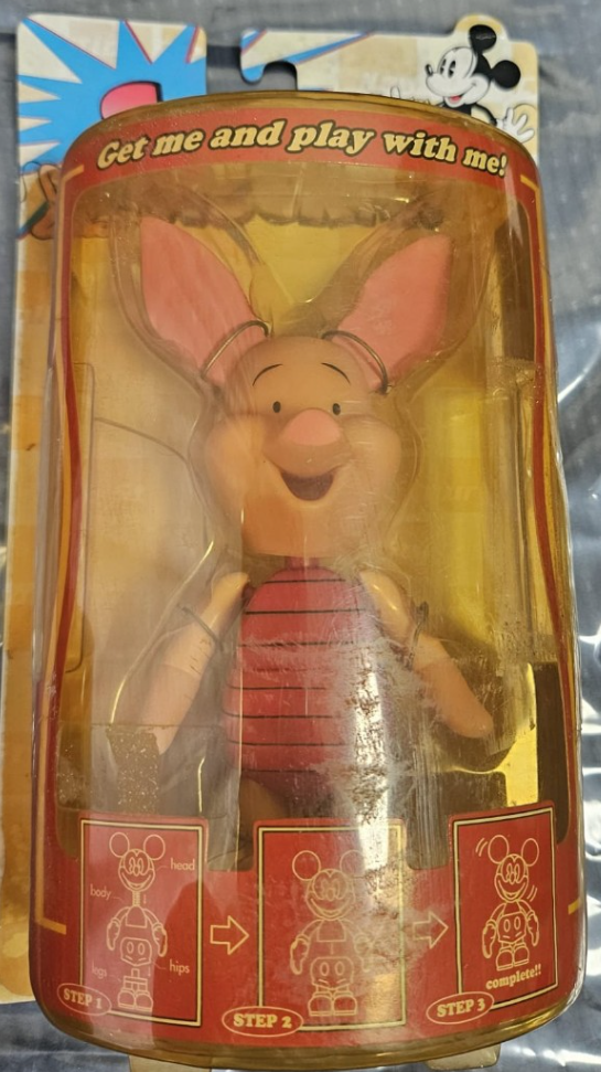Sega Disney Characters Super Rockin No 03 Winnie The Pooh Piglet Bobble Head Figure