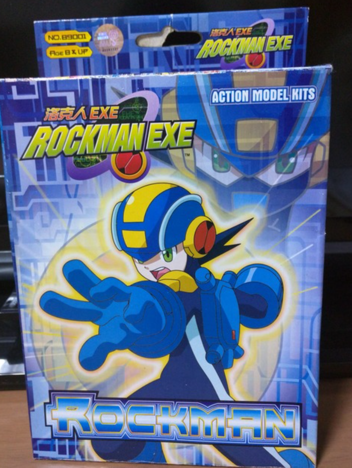 Bandai 2004 Capcom Mega Man Rockman Exe Rockman Action Model Kit Figure