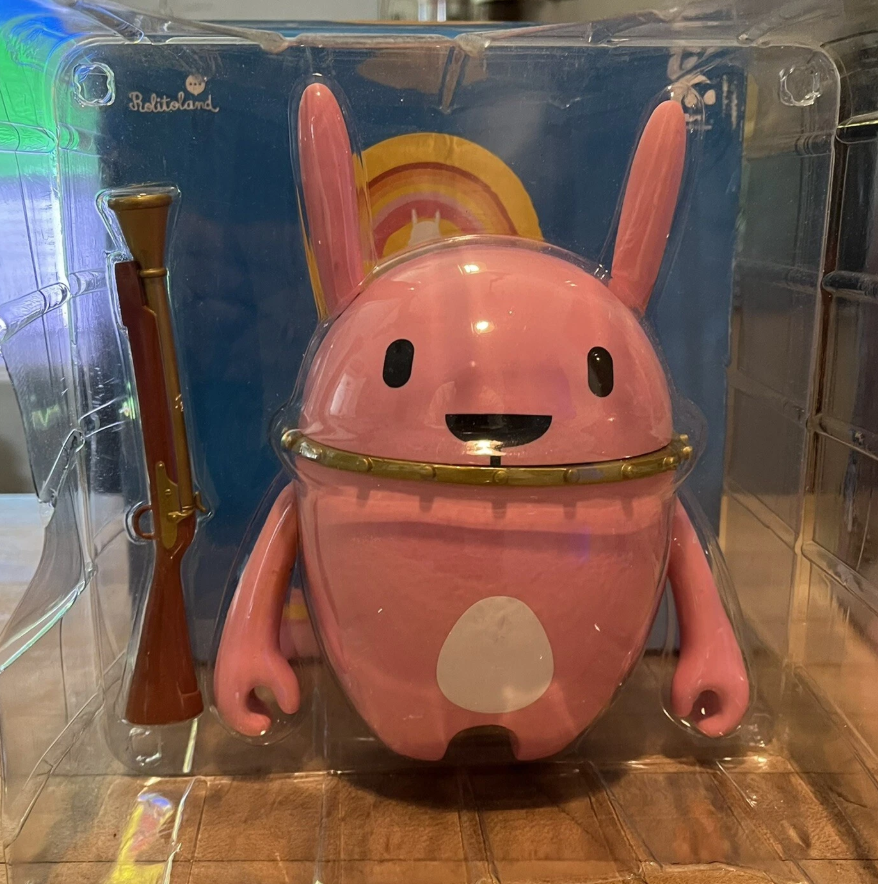Toy2R Rolito Rolitoland Safari NedZed Rabbit Pink ver 7.5" Soft Vinyl Figure