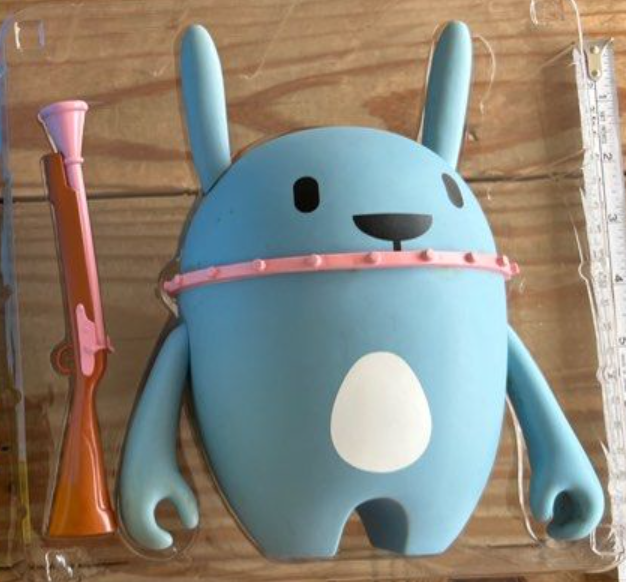 Toy2R Rolito Rolitoland Safari NedZed Rabbit Blue ver 7.5" Soft Vinyl Figure