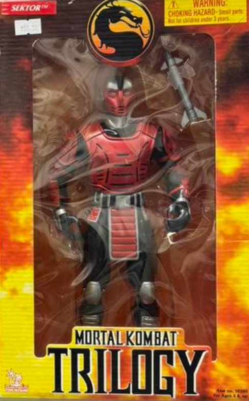 Toy Island Mortal Kombat Trilogy Sektor Red ver 10" Action Figure