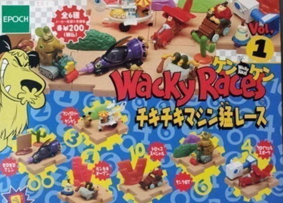 Epoch Wacky Races Gashapon Vol 1 6 Collection Figure Set