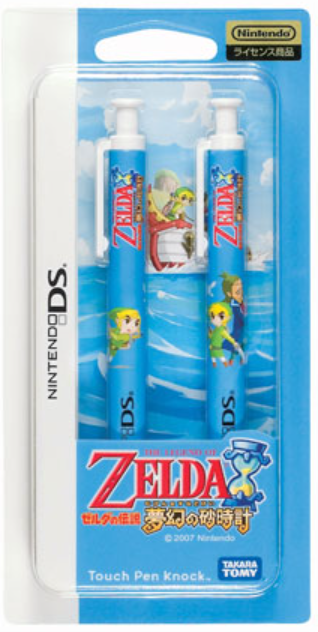 Takara Tomy The Legend of Zelda Phantom Hourglass Nintendo DS 7 Touch Pen Knock Stylus