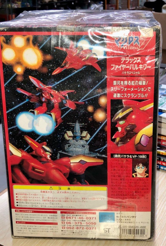 Bandai 1/65 Robotech Macross 7 DX Fire Valkyrie Basara Special VF-19 Custom Action Figure