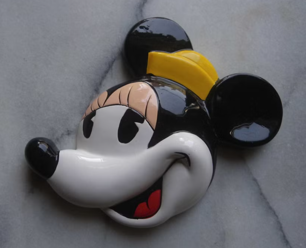 Applause Vintage Walt Disney Mickey & Minnie Mouse Paperweights Trading Figure Set