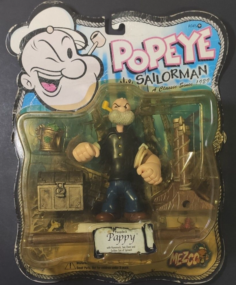 Mezco Toys Popeye The Sailorman Poopdeck Pappy Trading Figure