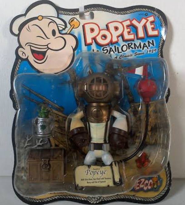 Mezco Toys Popeye The Sailorman Deepdive Popeye Trading Figure