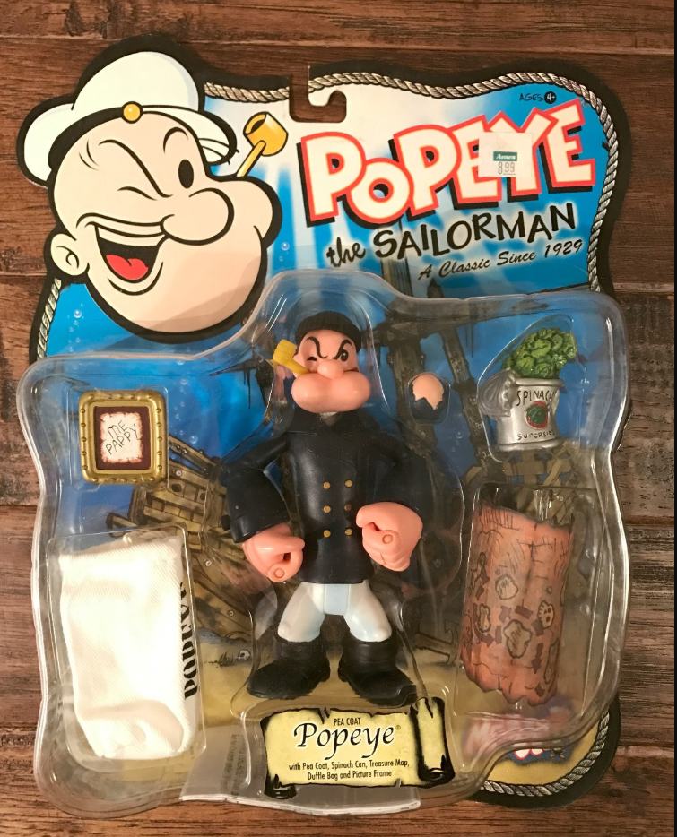 Mezco Toys Popeye The Sailorman Pea Coat Popeye Trading Figure