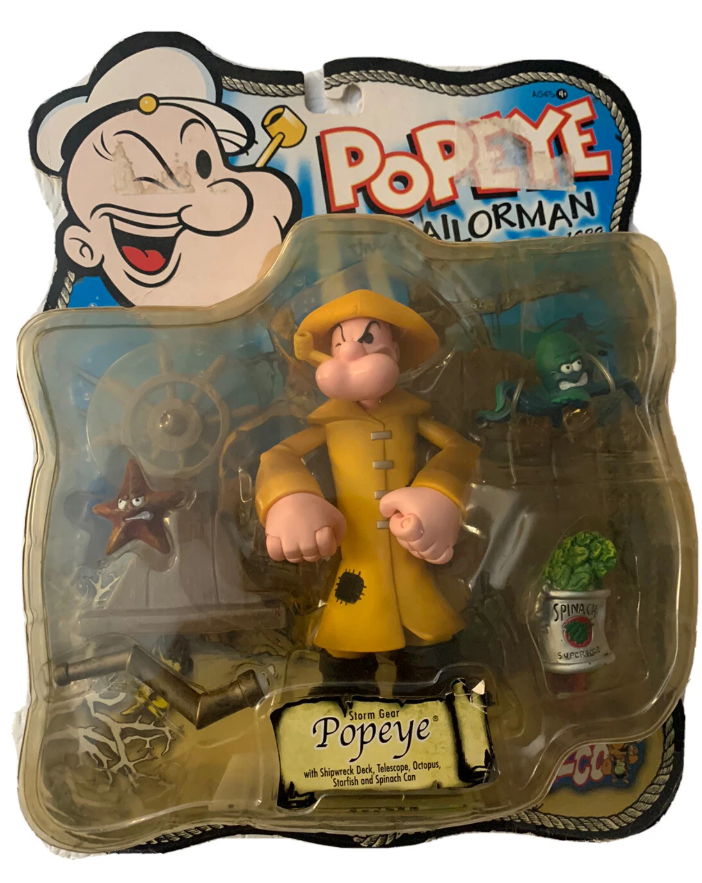 Mezco Toys Popeye The Sailorman Storm Gear Popeye Trading Figure