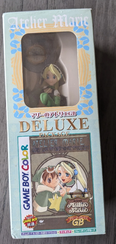 GBA Game Boy Color Atelier Marie Deluxe Package Limited Trading Figure