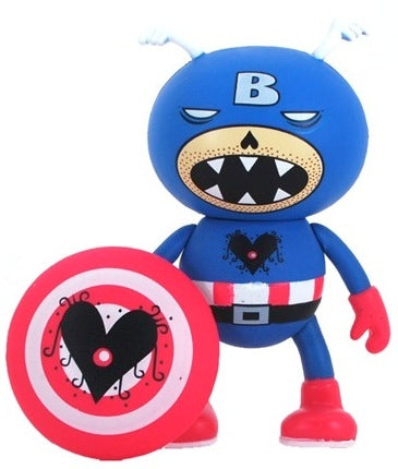 Kidrobot Ryan Bubnis Heroes and Heartbreakers The Cap'N ver 3" Vinyl Figure