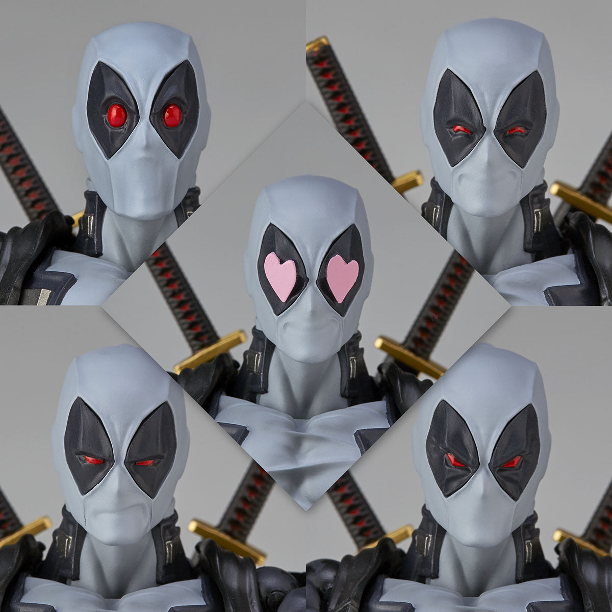 Kaiyodo Revoltech Amazing Yamaguchi 025EX Marvel Deadpool X-Force 2.0 ver Action Figure