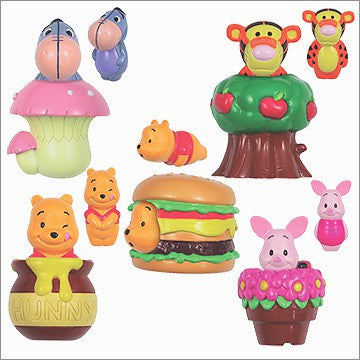 Yujin Disney Gashapon Winnie The Pooh Changing Part 11 5 Collection Figure Set