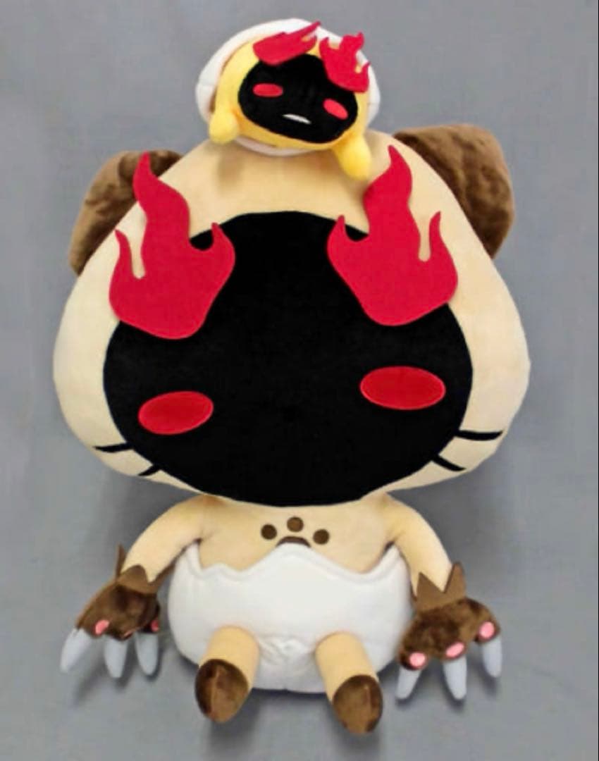 Capcom Monster Hunter Sanrio Airou Gudetama 14" Plush Doll Figure