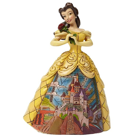 Enesco Jim Shore Disney Traditions Beauty and the Beast Belle Castle Dress 6" Collection Figure