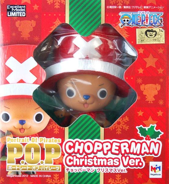 Megahouse 1/8 One Piece Excellent Model Portrait of Pirates POP Chopper Man Christmas ver Pvc Figure