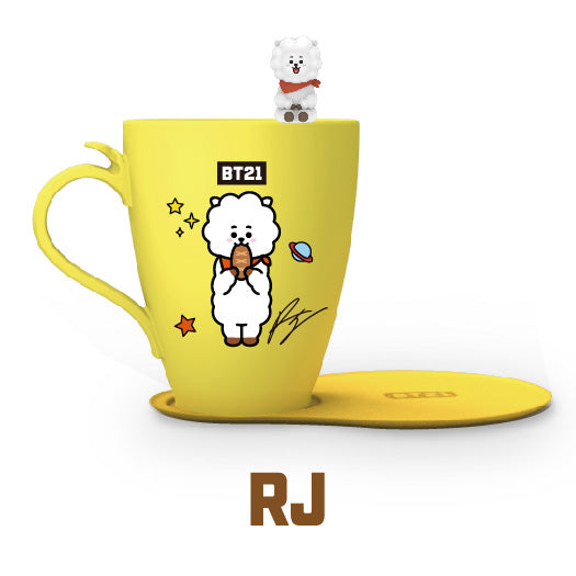 BTS BT21 Taiwan PX Mart Limited 450ml Mug w/ Coaster & Spoon RJ