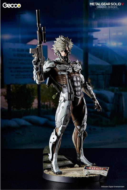 Gecco 2015 1/6 12" Metal Gear Solid V Ground Zeroes Raiden San Diego Comic Con Limited White Armor Ver Statue Trading Figure