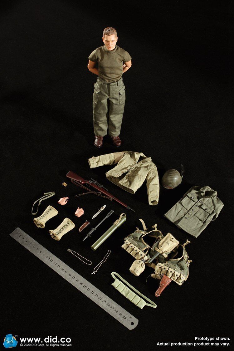 DID 1/6 12" A80144 Saving Private Ryan Ranger D Sniper Jackson Action Figure