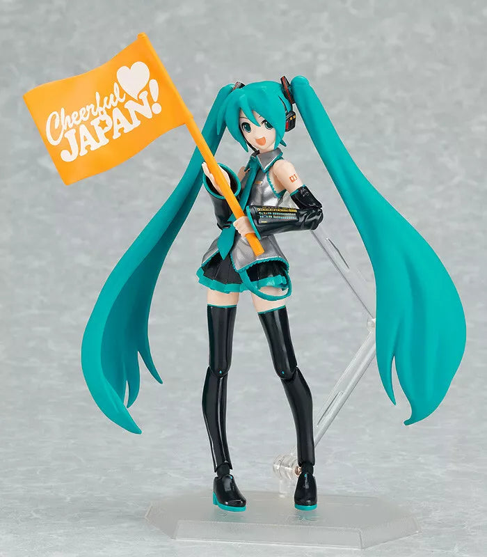 Max Factory Figma 114 Vocaloid Miku Hatsune Cheerful ver Action Figure