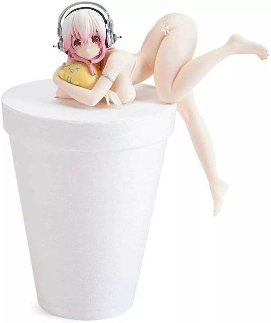 Furyu Nitro Super Sonico Noodle Stopper Renewal White ver Pvc Figure