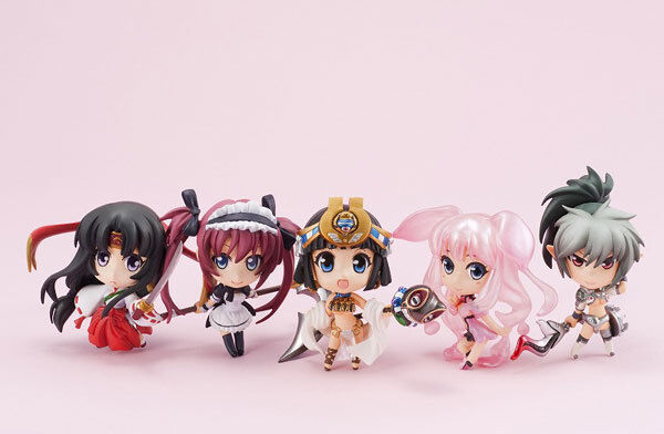 Hobby Japan Queen's Blade Demon of Swamp ver 5+1 Secret 6 Petit Trading Figure Set