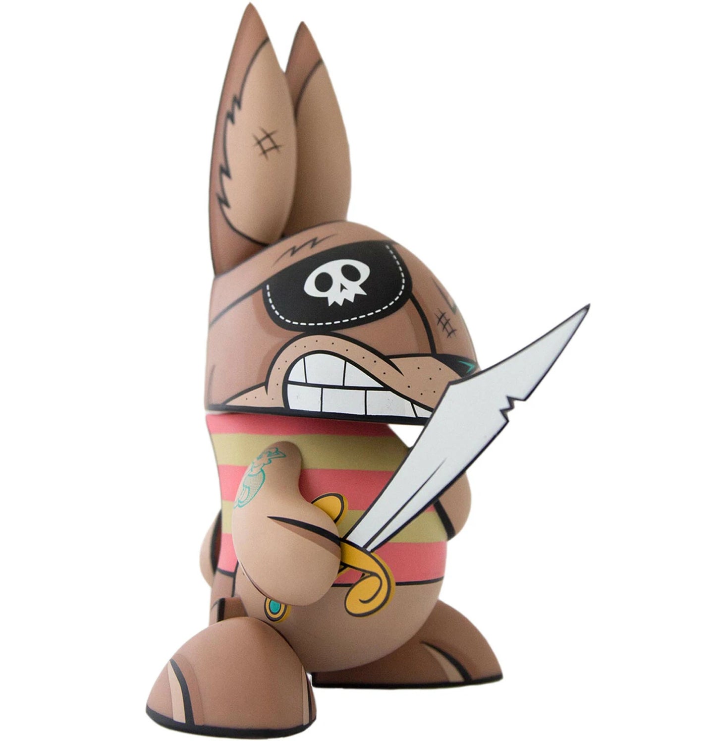 The Loyal Subjects Joe Ledbetter Chaos Bunnies Pirate Bunny 10" Vinyl Figure