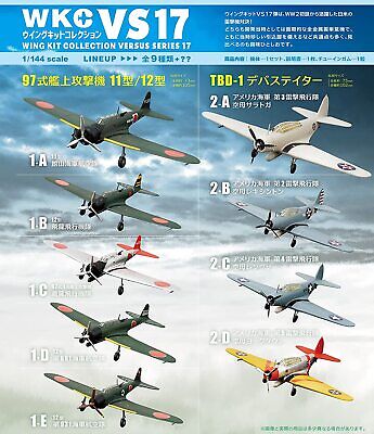 F-toys 1/144 Wing Kit Collection Versus Series VS Part 17 Sealed Box 10 Random Trading Figure Set