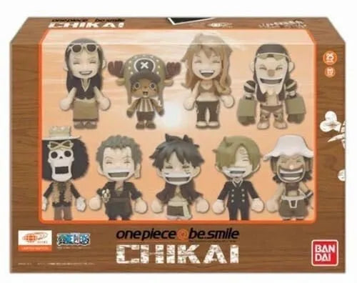 Bandai One Piece x Beams Be.Smile Kubrick Style Chikai 9 2.5" Action Figure Set