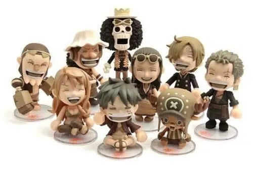 Bandai One Piece x Beams Be.Smile Kubrick Style Chikai 9 2.5" Action Figure Set