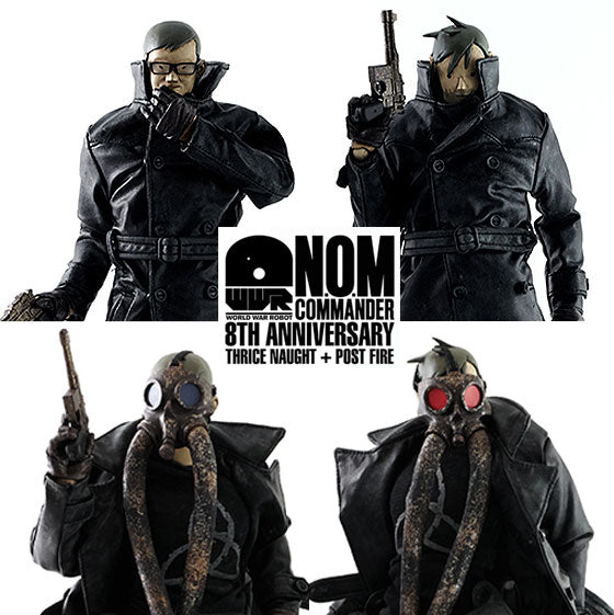 ThreeA 3A Toys Ashley Wood Nom Commander 8th Anniversary Thrice Naught + Post Fire Action Figure