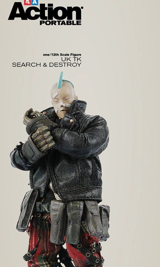 ThreeA 3AA Toys 1/12 Ashley Wood Tomorrow King UK TK Search & Destroy ver 6" Action Figure