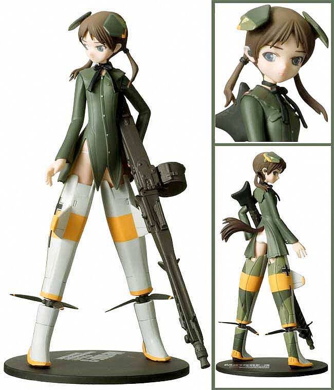 Toranoana Fine Scenery 1/9 Mecha Musume Me109E-3 Luftwaffe Maschenung Fighter Pvc Figure