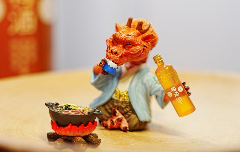 Gekkeikan x Asakuma Toshio Limited Animal Life Dragon Year ver Trading Figure