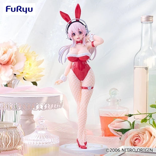 Furyu Nitro Super Sonico BiCute Bunnies Red ver PVC Figure