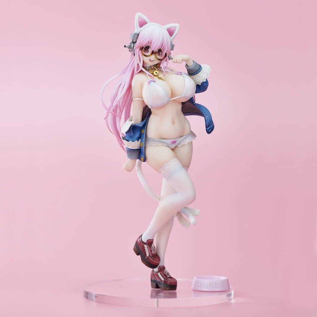 Union Creative Nitro Super Sonico White Cat 11" PVC Figure