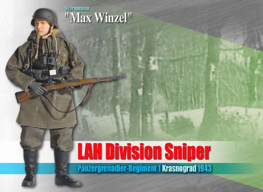 Dragon 12" 1/6 WWII Krasnograd 1943 Lah Division Sniper Sturmmann Max Winzel Action Figure