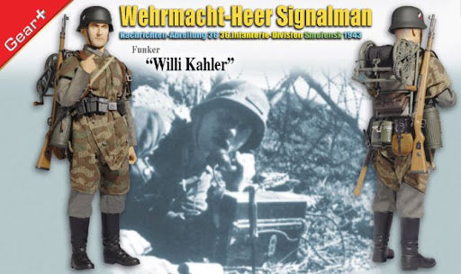 Dragon 12" 1/6 WWII Smolensk 1943 Wehrmacht Heer Singalman Willi Kahler Action Figure